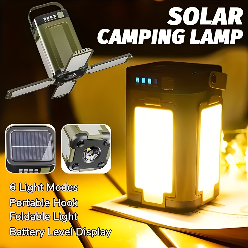 Outdoor Camping Lamp - Güneş Enerjili Taşınabilir Kamp Lambası Güneş