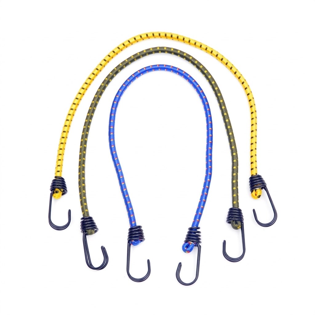 Outdoor Camping Extension Cord - 60 cm Bungee Kordon Elastik Kauçuk