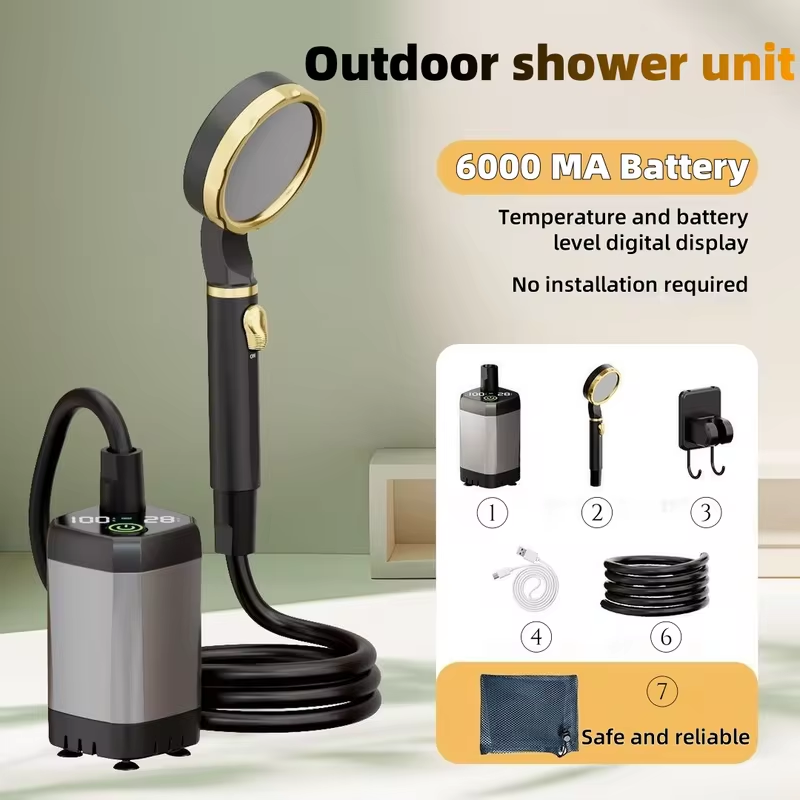 Outdoor Camping Shower - Taşınabilir Açık Hava Elektrikli Duş Ünitesi