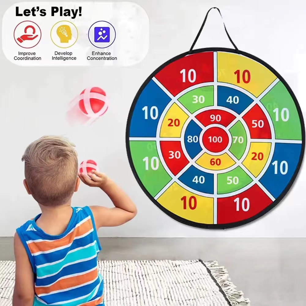 Outdoor Camping Games For Kids - Yapışkan Toplu Büyük Dart Tahtası Çocuklar