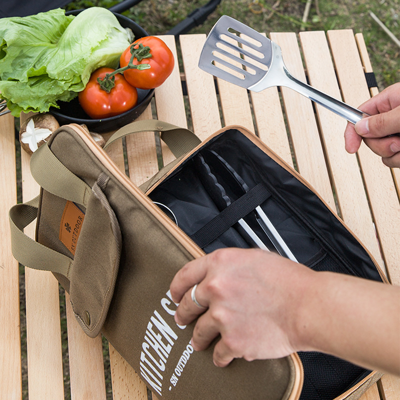 Outdoor Camping Uk - 8 adet Kamp Mutfak Tencere Seti