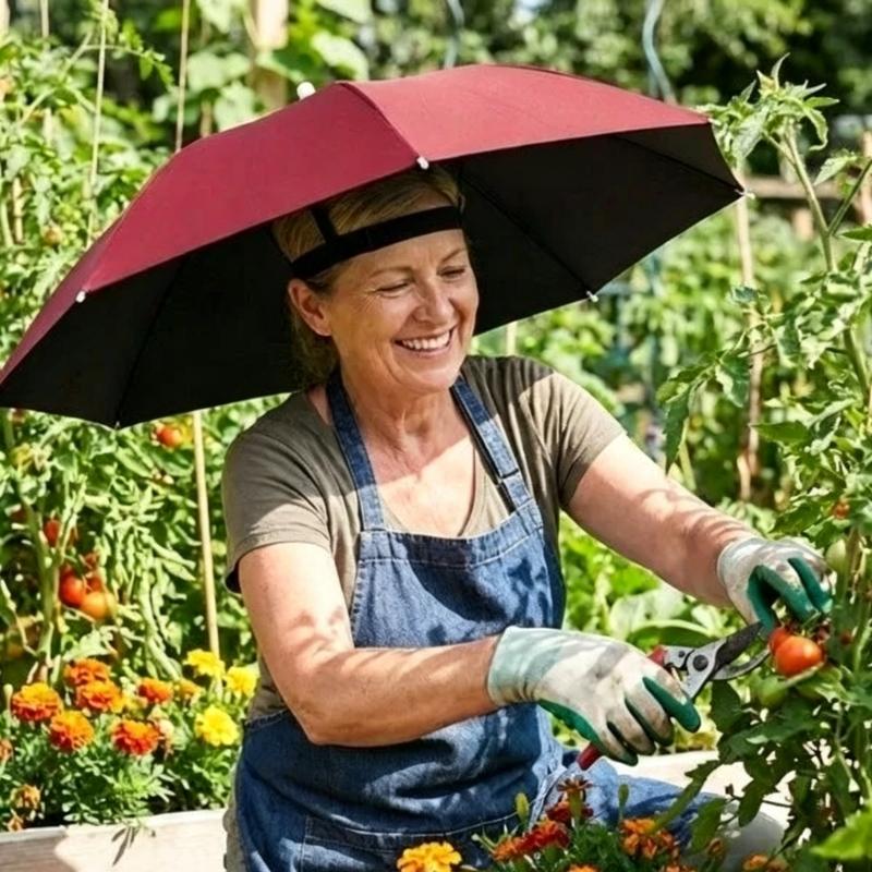 Outdoor Camping Hat - UV korumalı, su geçirmez, katlanabilir şemsiye