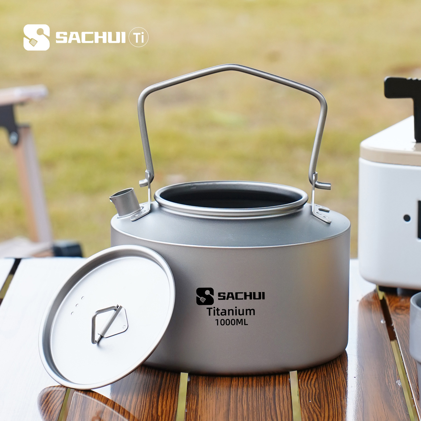 Outdoor Camping Uk - 1000 ML Saf Titanyum Su Isıtıcısı