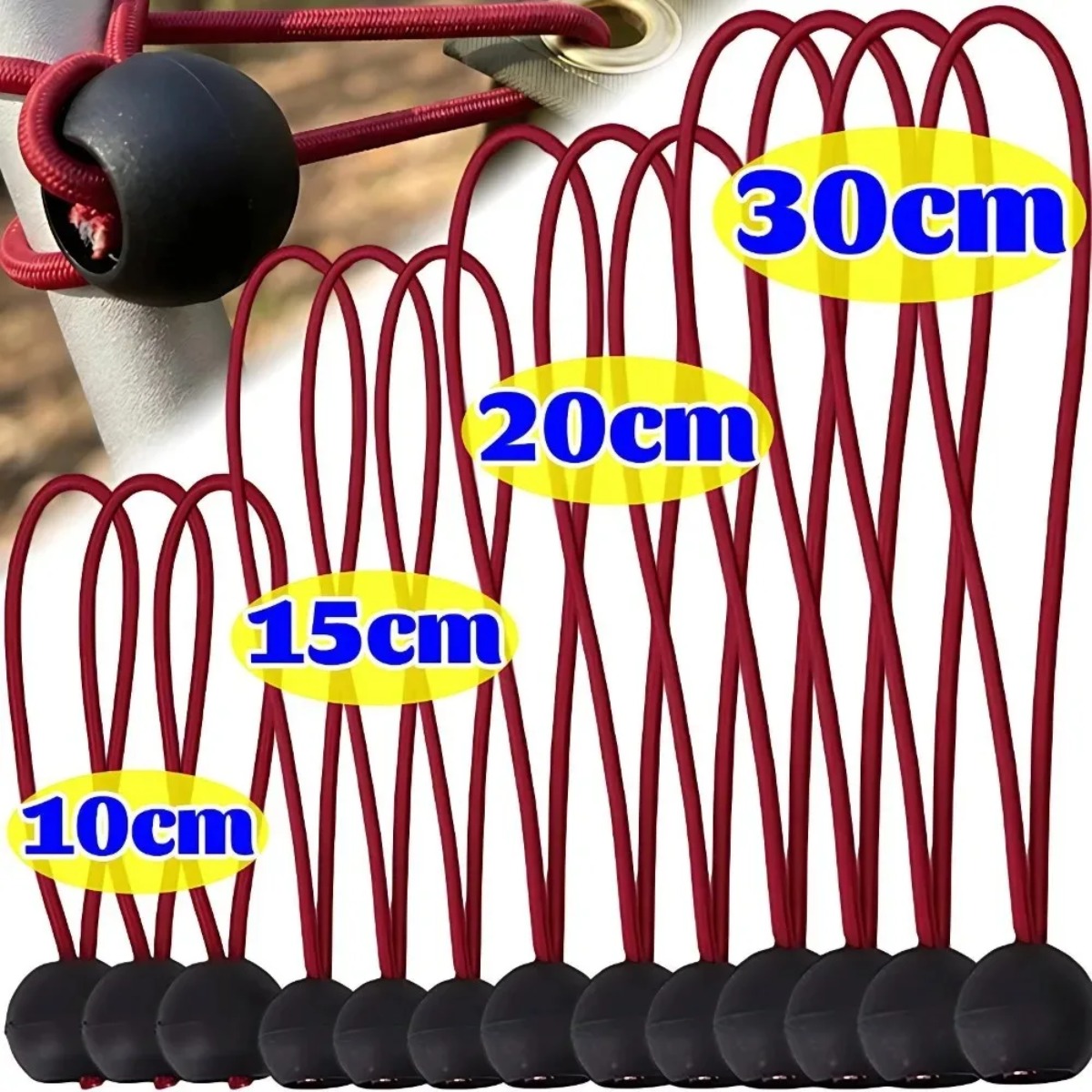 Outdoor Camping Extension Cord - Çok fonksiyonlu Bungee Kordon Çadır Sabitleme