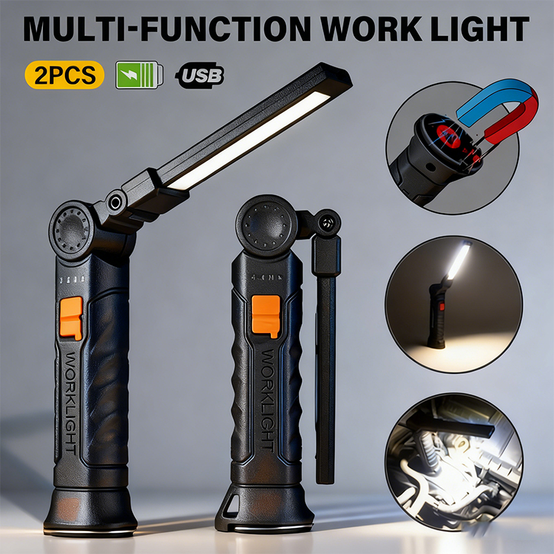 Outdoor Camping Lamp - Taşınabilir COB LED El Feneri USB
