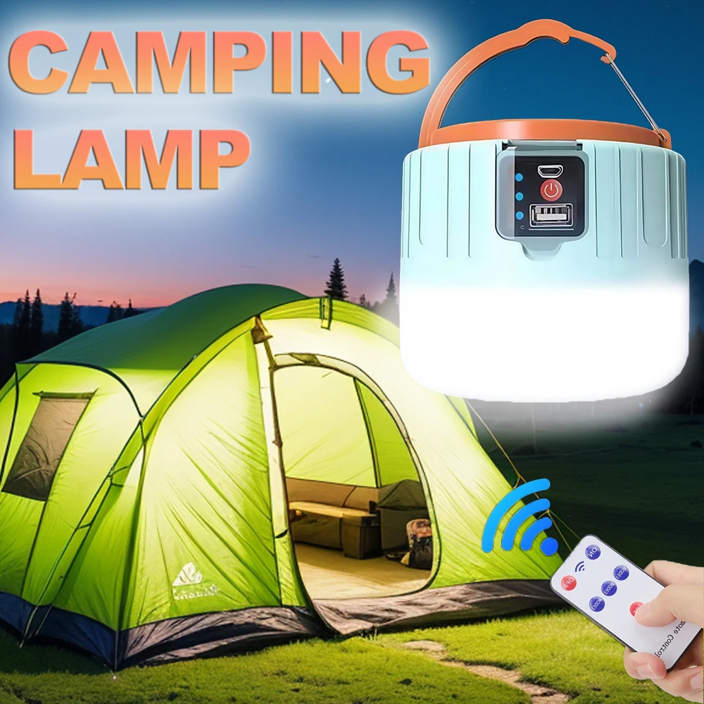 Outdoor Camping Lamp - Güneş Enerjili Kamp Feneri Şarj Edilebilir