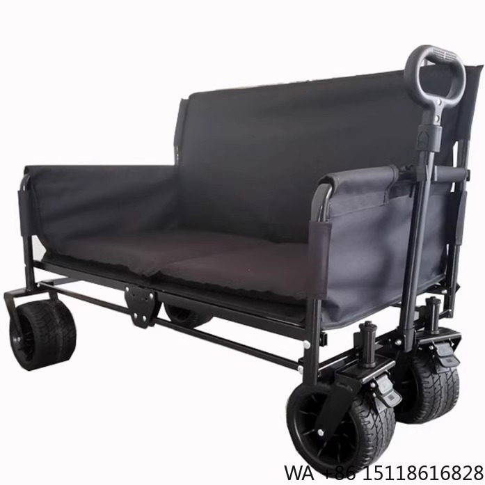 Outdoor Camping Recliner - JXFT Çok Fonksiyonlu Dört Tekerlekli Metal