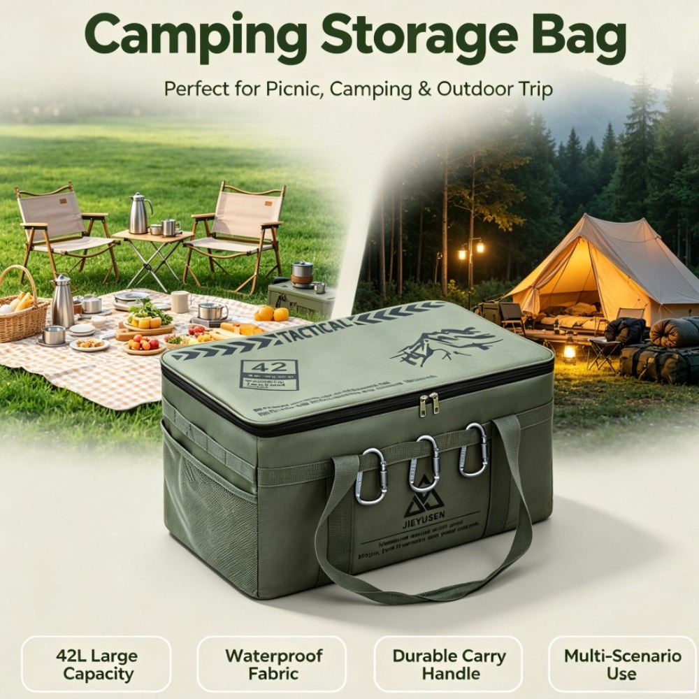Outdoor Camping Uk - 30/42L Katlanabilir Taşınabilir Açık Piknik Sofra