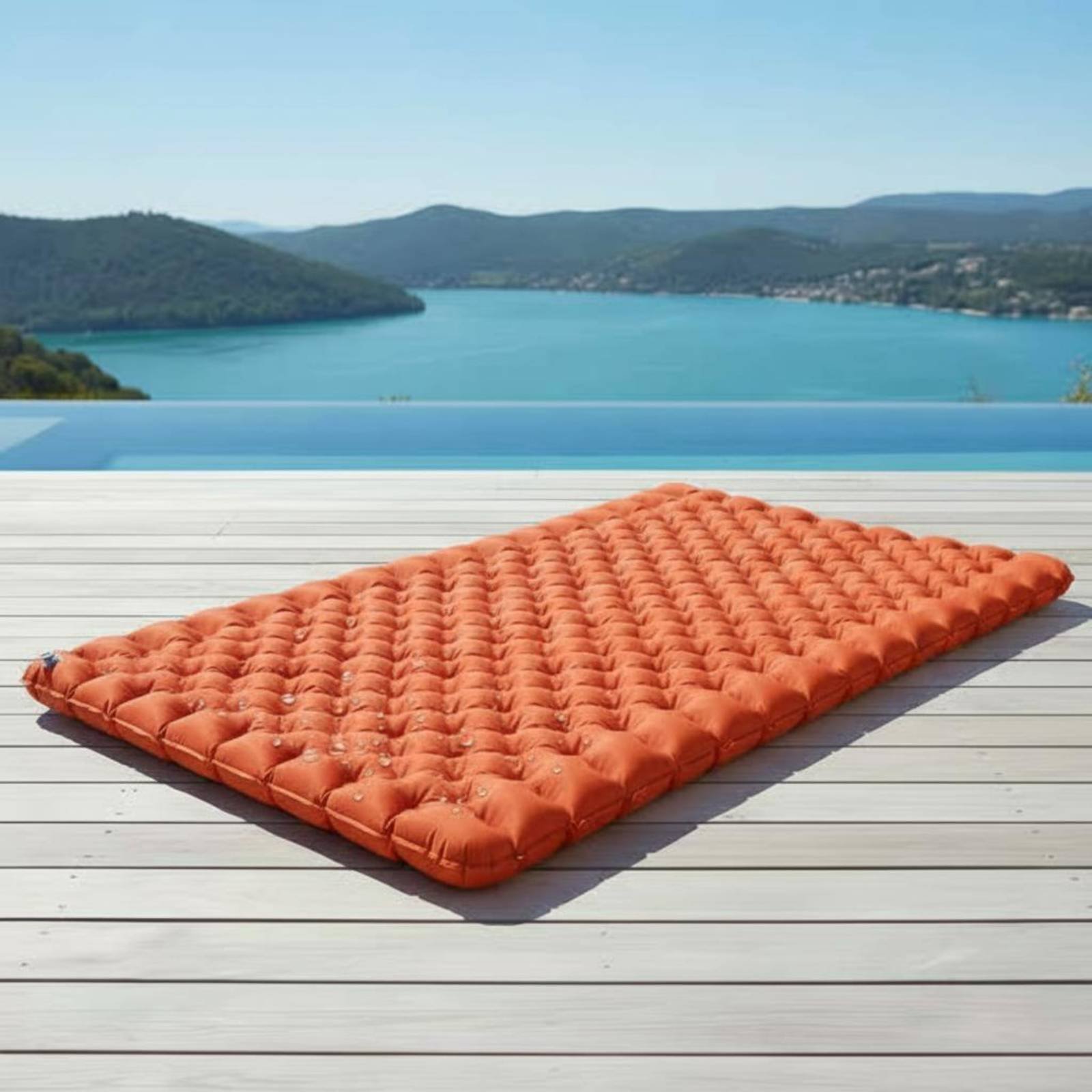 Outdoor Camping Floor Mat - Şişirilebilir Kamp Matı Naylon TPU Şişirilebilir