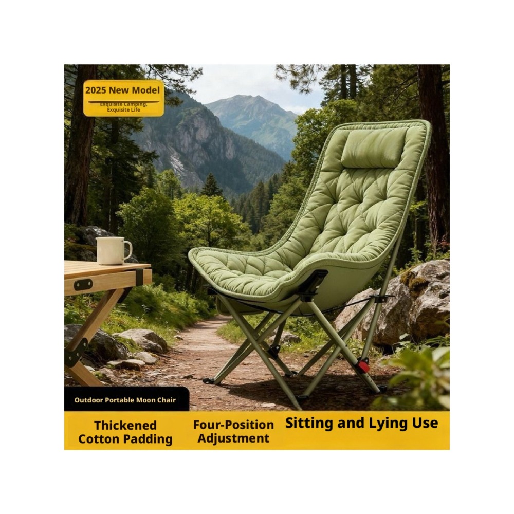 Outdoor Camping Recliner - Kalınlaştırılmış Pamuklu Açık Hava Katlanabilir Rahat