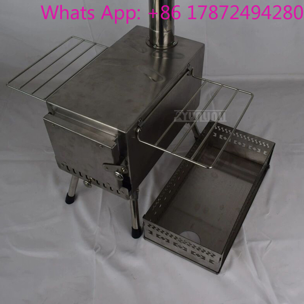 Outdoor Camping Wood Burning Stove - Taşınabilir Odun Yakmalı Isıtma Sobası Ev