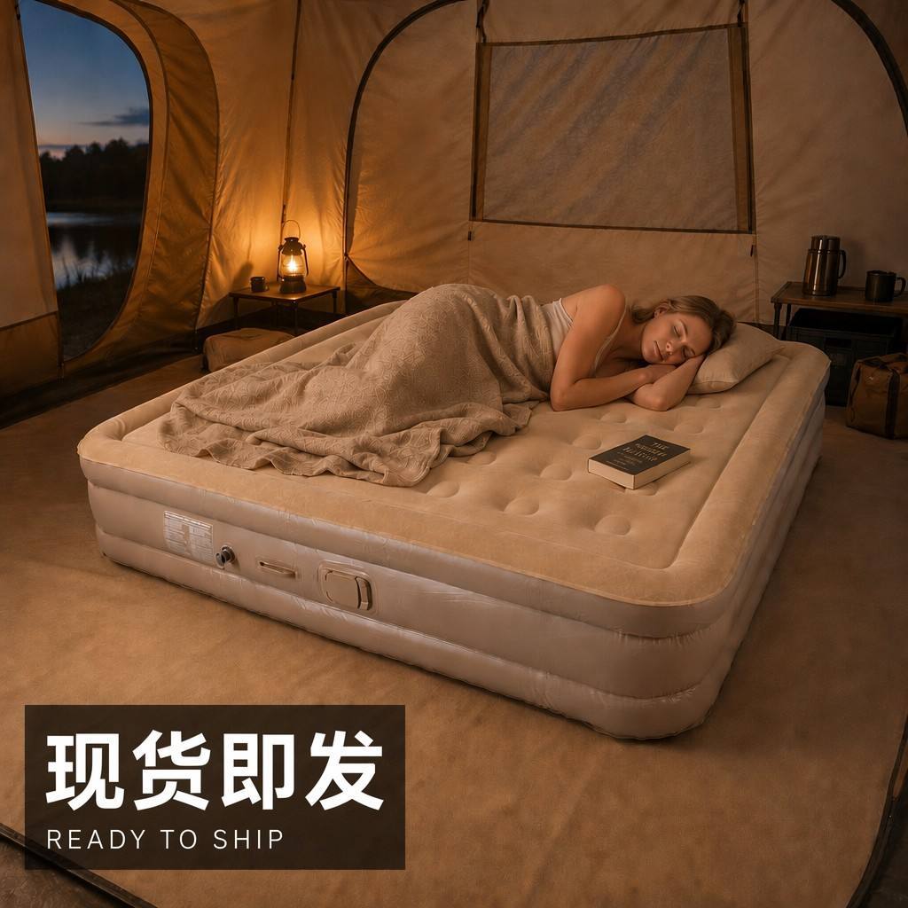 Outdoor Camping Inflatable Tent - Spot düz otomatik şişme yükseltilebilir yatak,