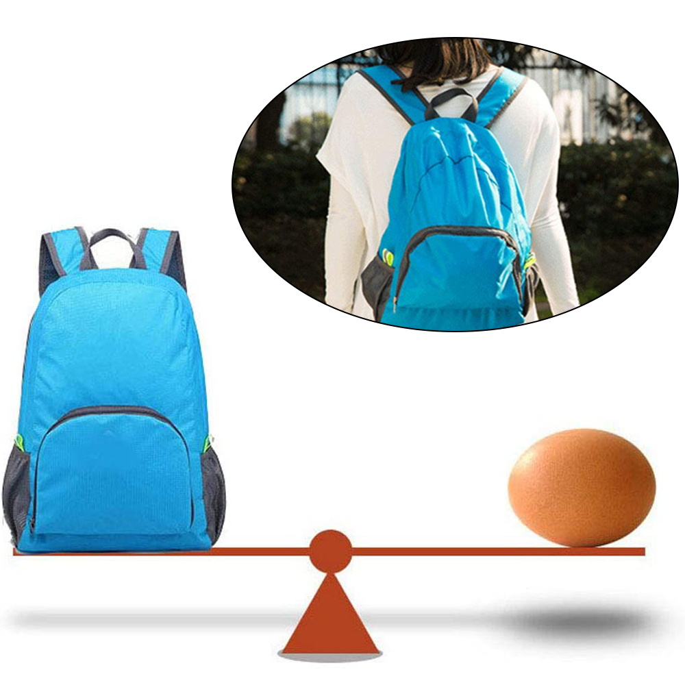 Zd Outdoor Camping - Unisex Katlanabilir Sırt Çantası Seyahat Çantası