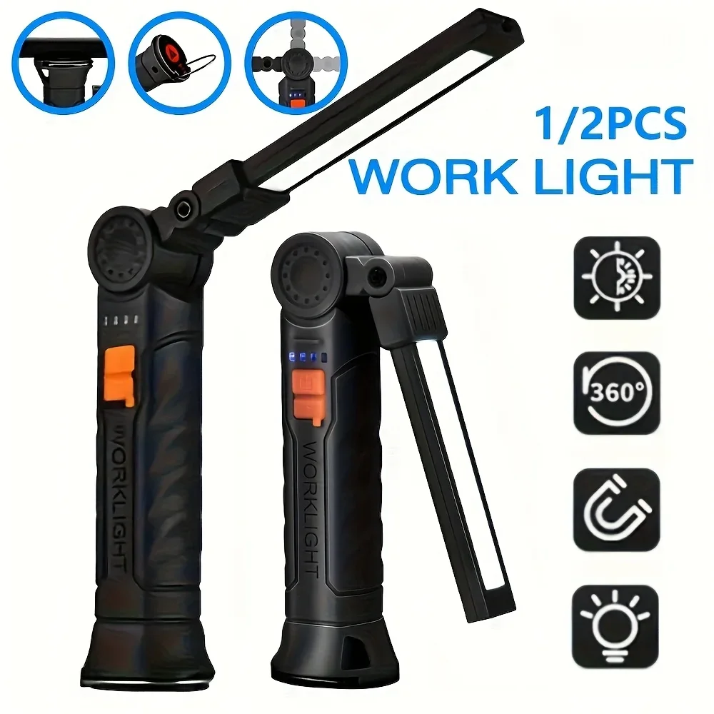 Outdoor Camping Lamp - Taşınabilir COB LED El Feneri Şarj