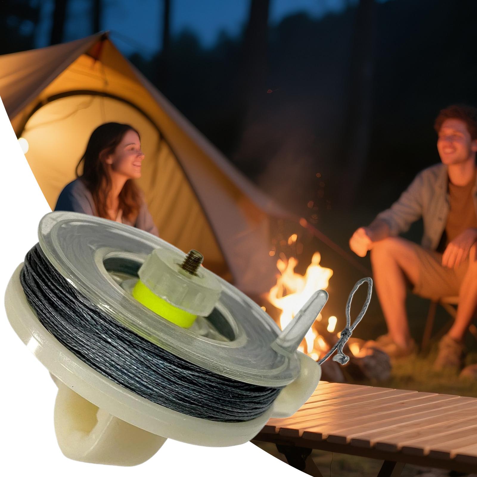 Outdoor Camping Extension Cord - Yeniden Kullanılabilir Makaralı Açık Alan Perimetre