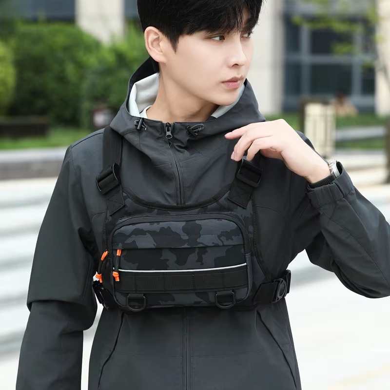 Outdoor Camping Vest - Bisiklet Ön Göğüs Yeleği Taktik Sırt