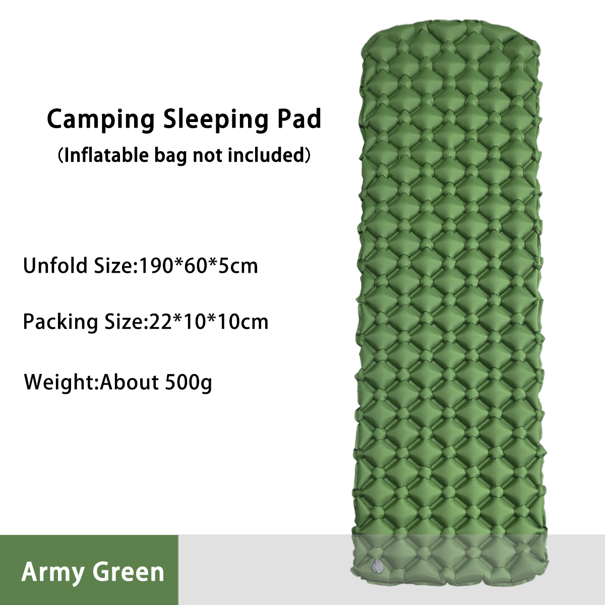 Outdoor Camping Inflatable Tent - Kamp Şişme Yatak Çadırda Katlanır Kamp