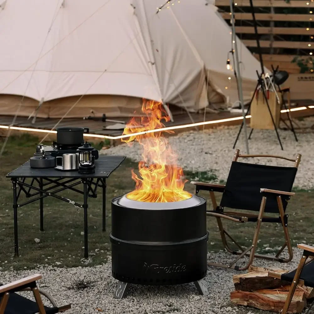 19 İnç Taşınabilir Açık Hava O - Outdoor Camping Wood Burning Stove incelemesi ve fiyatı