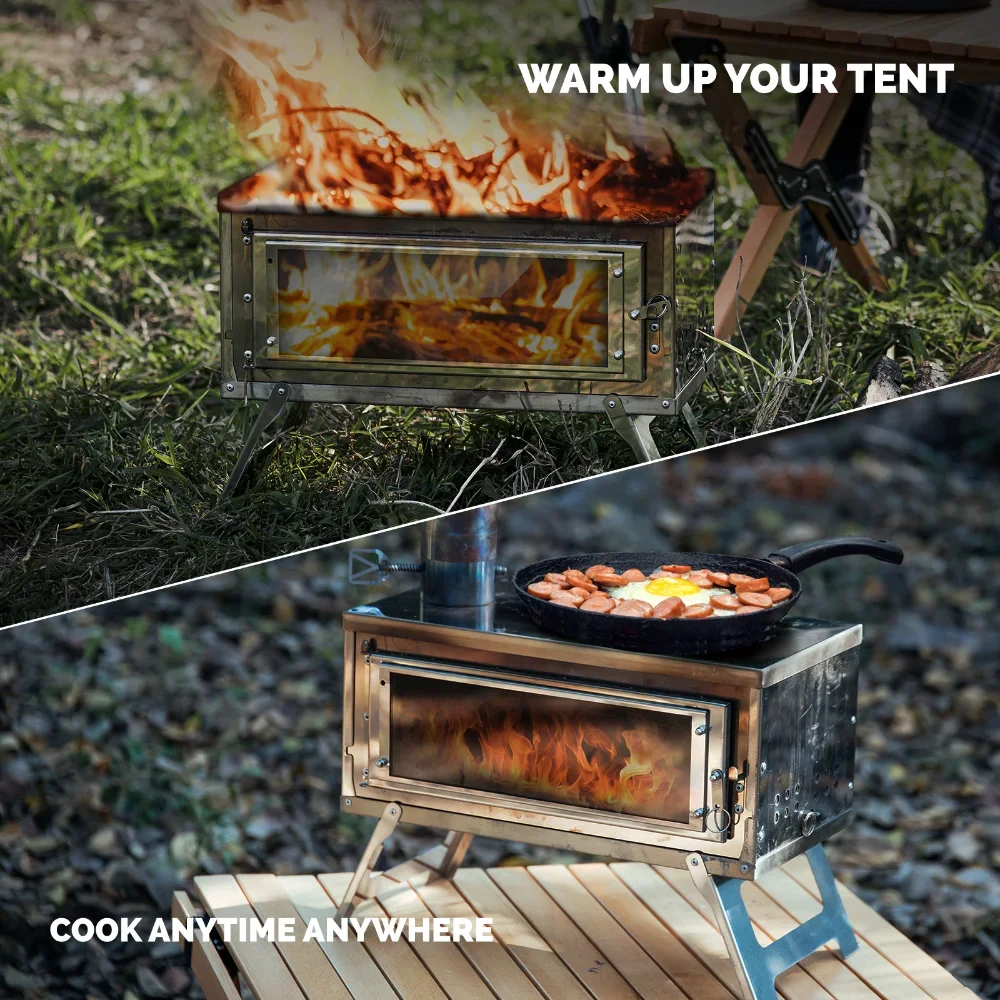 Değişim MOORE açık taşınabilir - Outdoor Camping Wood Burning Stove incelemesi ve fiyatı