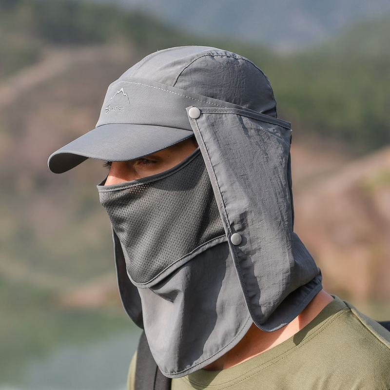 Çok fonksiyonlu katlanabilir h - Camping Outdoor Quick Drying Sun Neck Protection Cap Hat incelemesi ve fiyatı