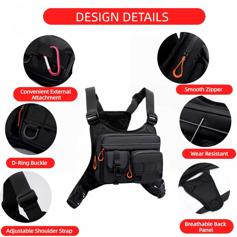 Erkek Taktik Göğüs Çantası, Ko - Outdoor Camping Vest incelemesi ve fiyatı