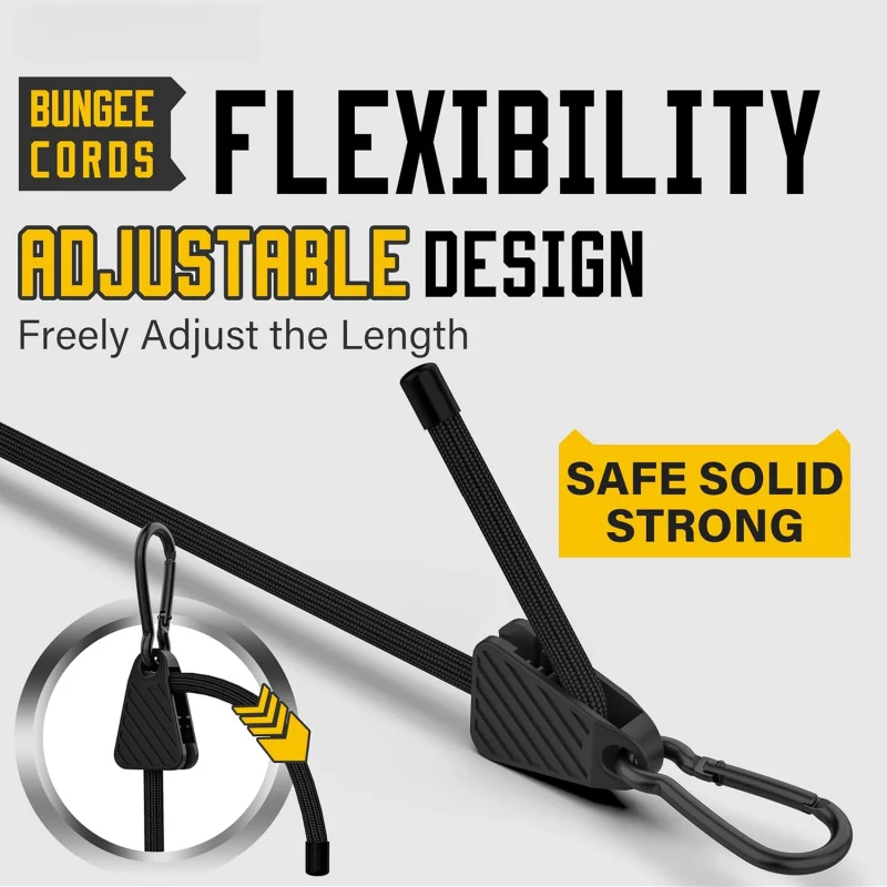 1-6 adet ayarlanabilir Bungee  - Outdoor Camping Extension Cord incelemesi ve fiyatı