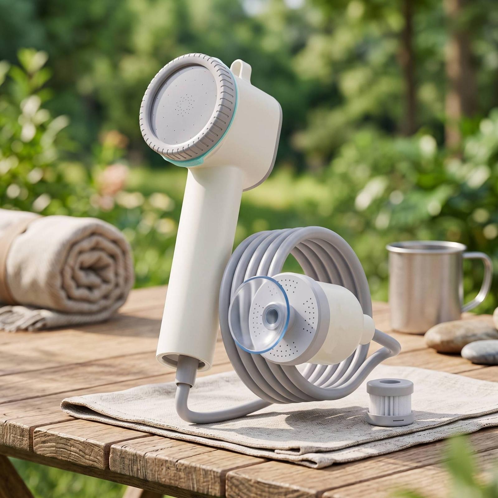 Vakumlu Tabanlı El Tipi Taşına - Outdoor Camping Shower incelemesi ve fiyatı