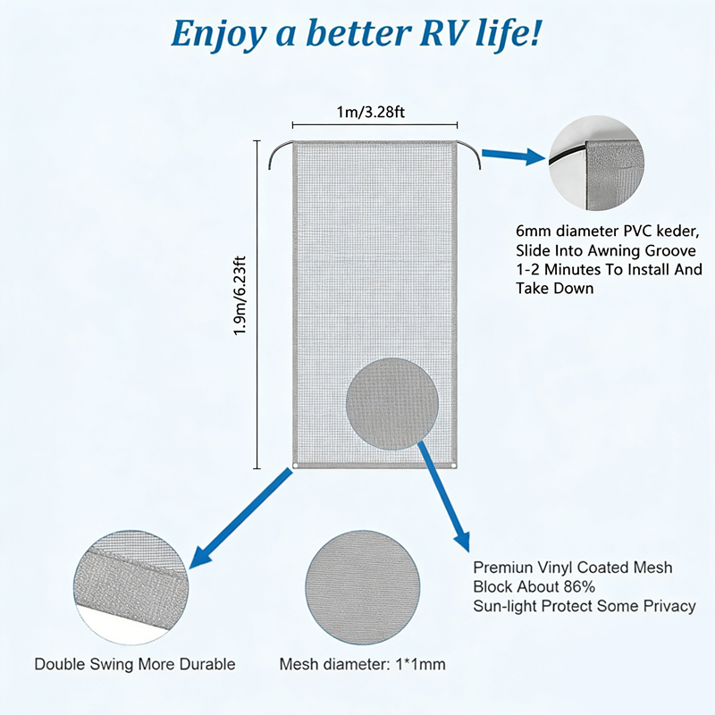 RV Tente Ön Güneşlik Ekran Gör - Outdoor Camping Awning incelemesi ve fiyatı