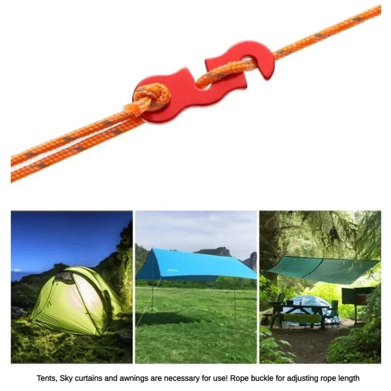 10 adet Ayarlanabilir Kamp Çad - Outdoor Camping Extension Cord incelemesi ve fiyatı