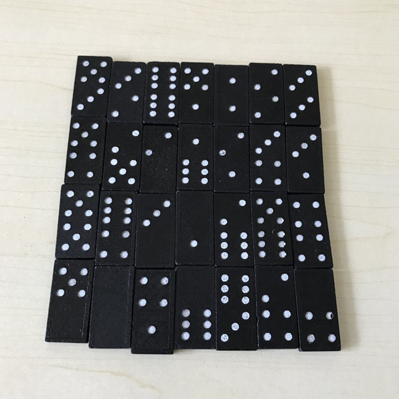 28 adet/takım ahşap Domino mas - Outdoor Camping Games For Kids incelemesi ve fiyatı
