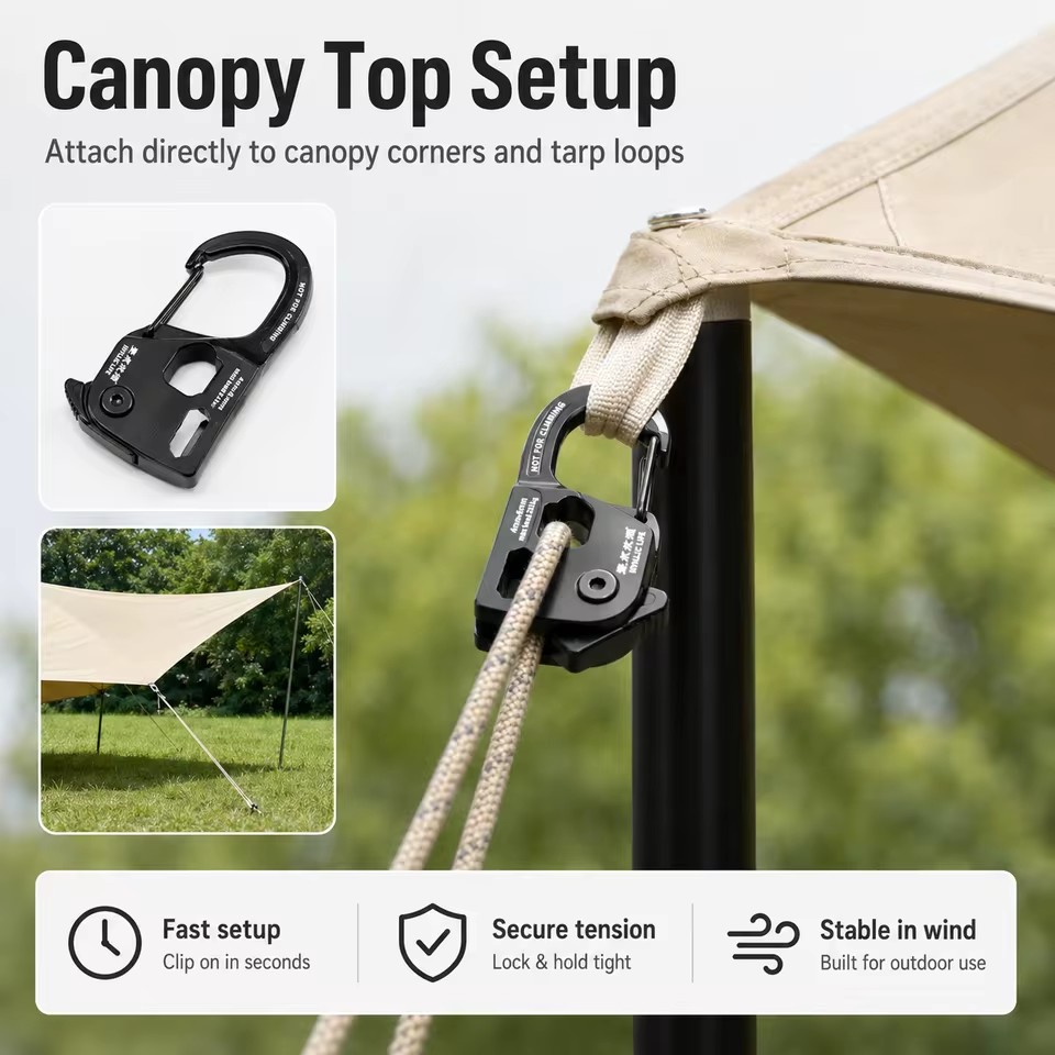 Alüminyum Alaşımlı Çadır Halat - Outdoor Camping Extension Cord incelemesi ve fiyatı