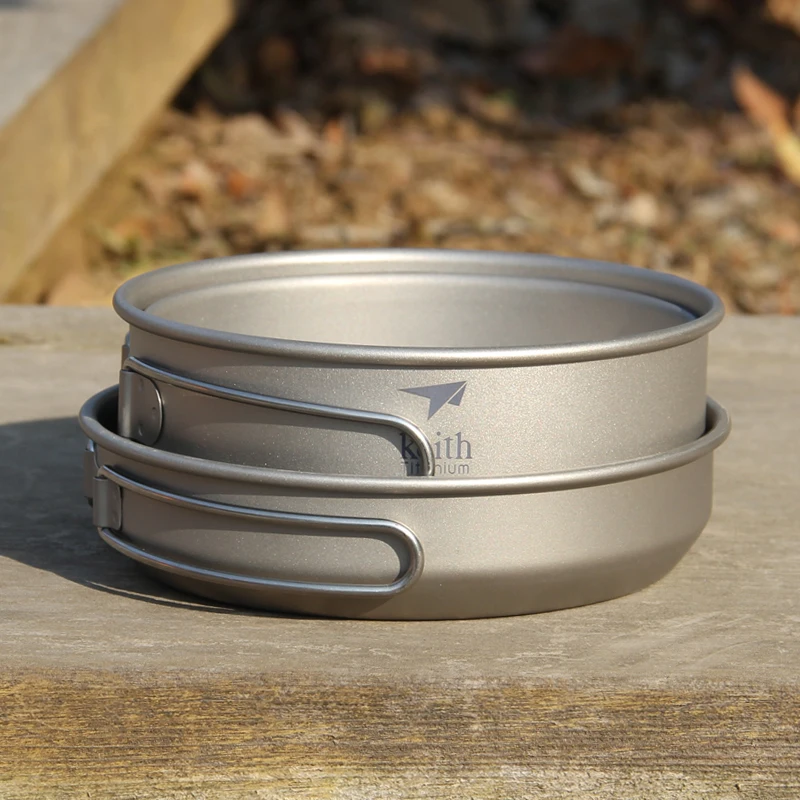 Keith 3 ADET Titanyum Tencere  - Outdoor Camping Uk incelemesi ve fiyatı