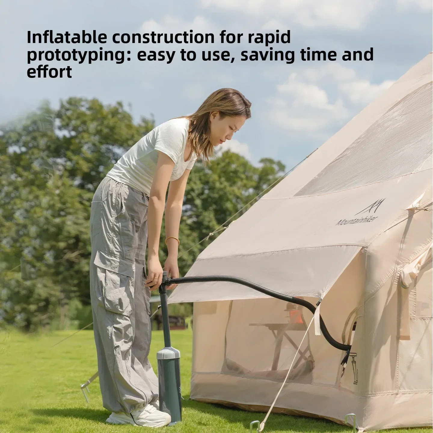 MOUNTAINHIKER Ekstra Büyük Şiş - Outdoor Camping Inflatable Tent incelemesi ve fiyatı