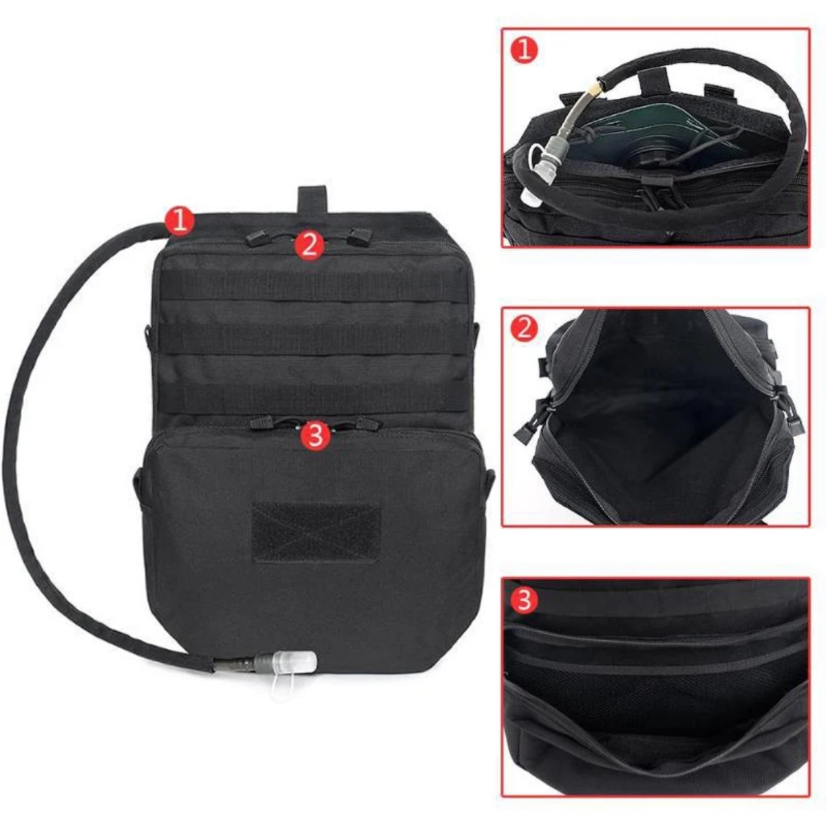 Açık Molle çanta kamp sıvı alı - Outdoor Camping Vest incelemesi ve fiyatı