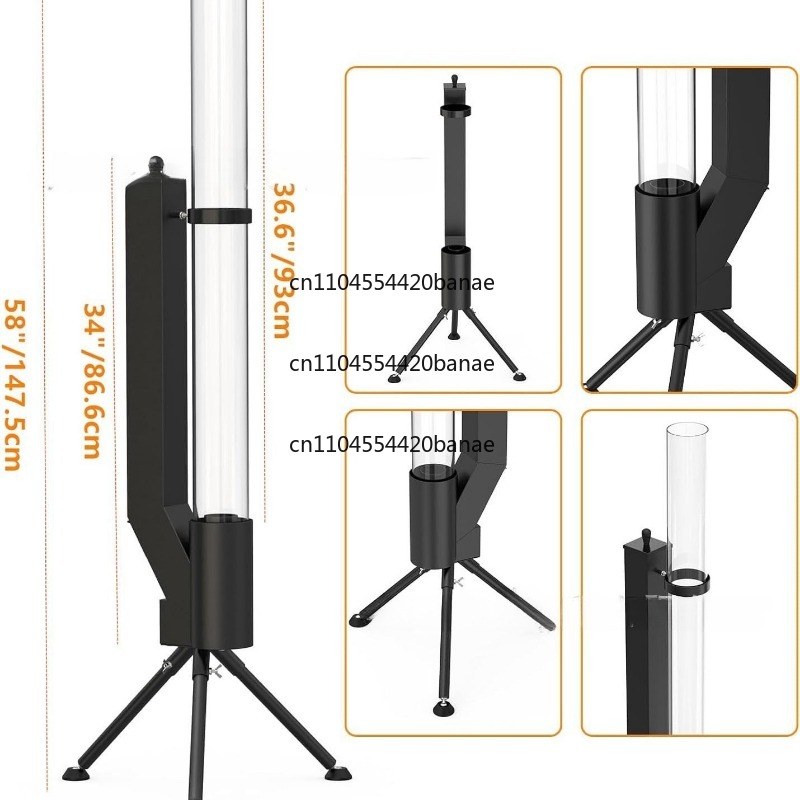 Dikey odun yakmalı roket sobas - Outdoor Camping Wood Burning Stove incelemesi ve fiyatı
