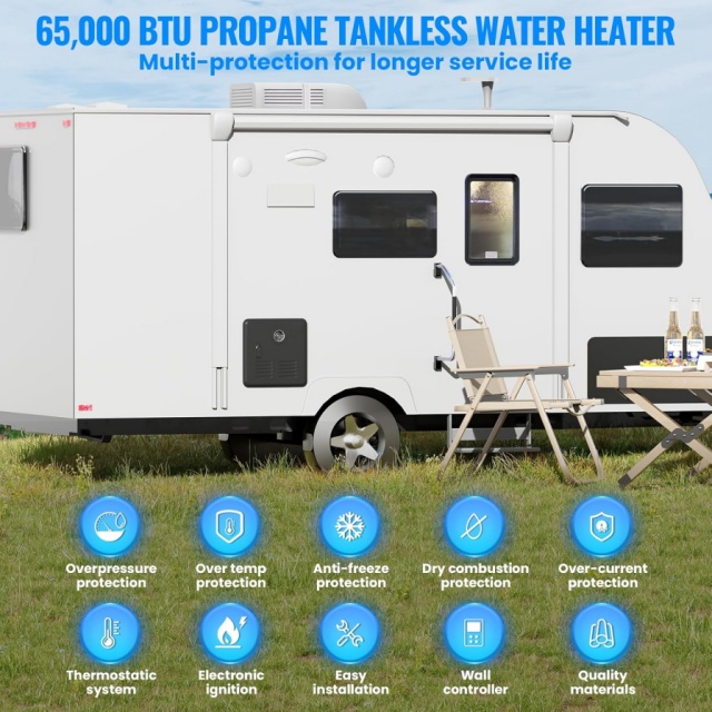 Taşınabilir Karavan Anında Isı - Outdoor Camping Shower incelemesi ve fiyatı