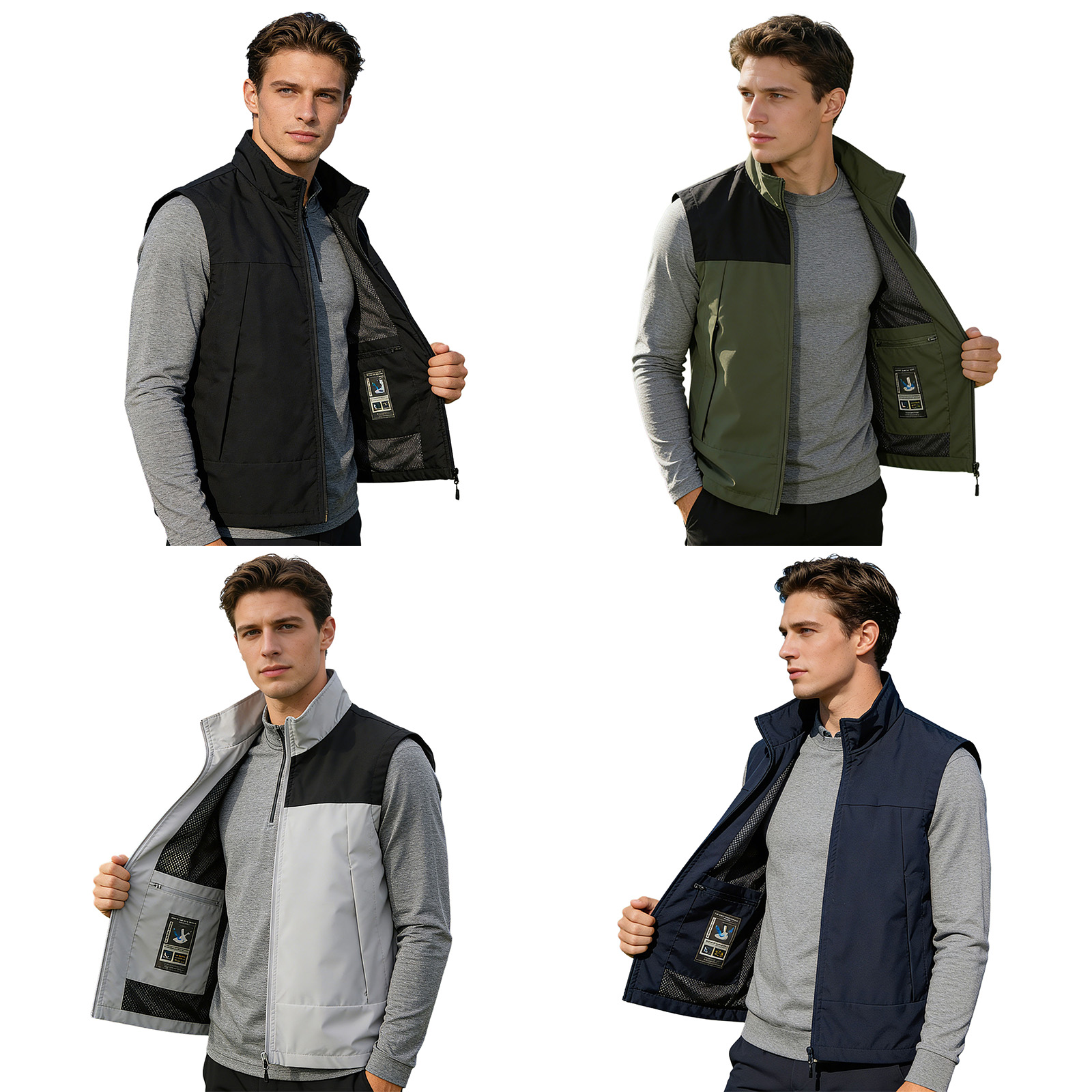 # M-5XL Erkek Golf Yeleği, Dik - Outdoor Camping Vest incelemesi ve fiyatı