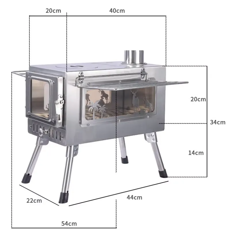 Taşınabilir Sıcak Çadır Sobası - Outdoor Camping Wood Burning Stove incelemesi ve fiyatı