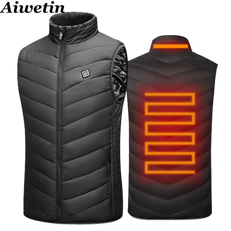 Erkekler USB Kızılötesi 17 Isı - Outdoor Camping Vest incelemesi ve fiyatı