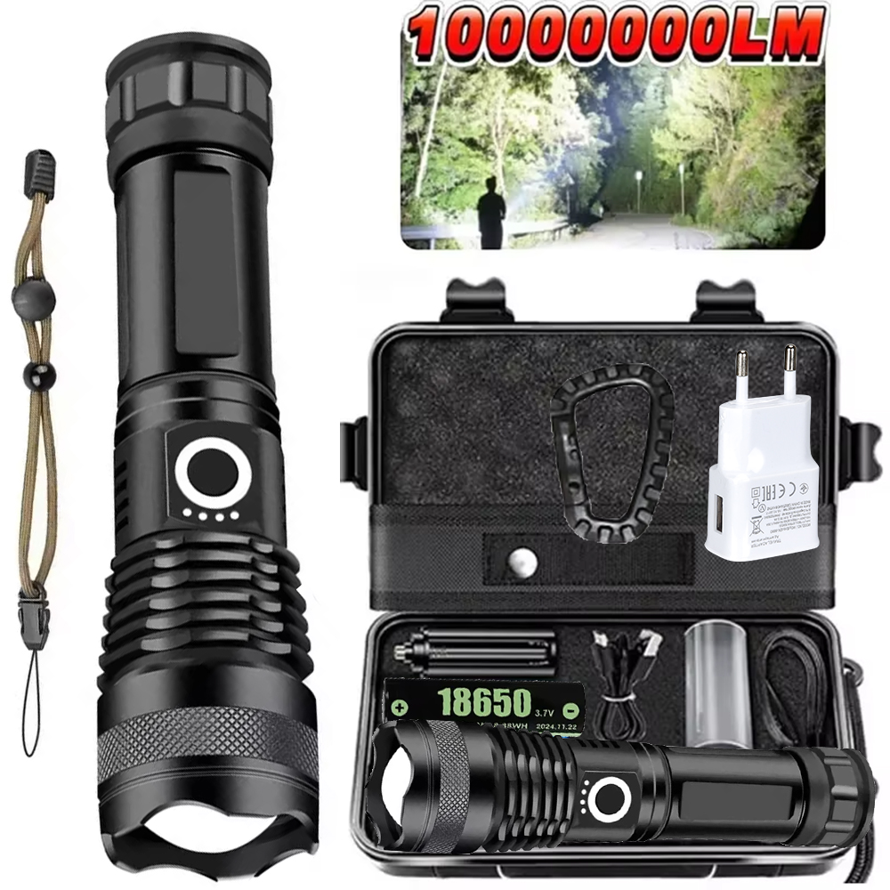 Yüksek Güçlü LED El Feneri Şar - Outdoor Camping Lamp incelemesi ve fiyatı