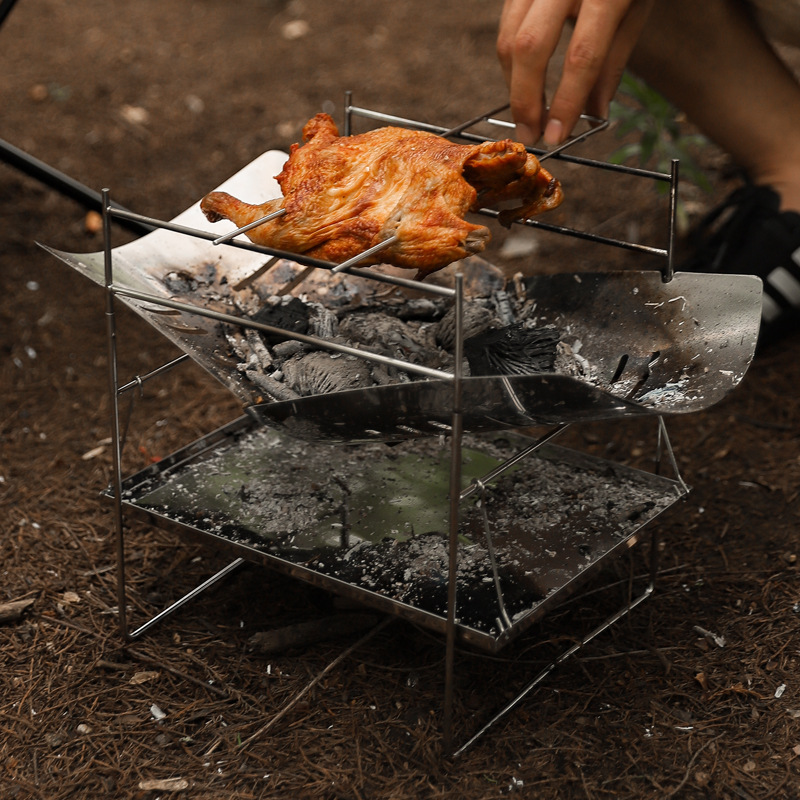 Odun yanan kamp sobası taşınab - Outdoor Camping Wood Burning Stove incelemesi ve fiyatı