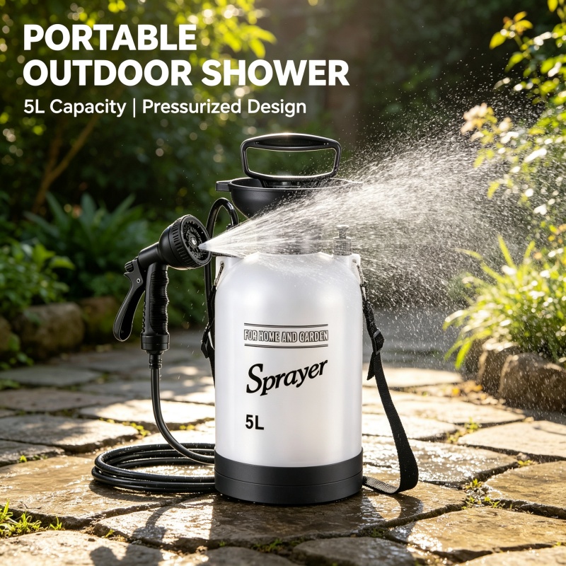 5L Taşınabilir Kamp Duşu Manue - Outdoor Camping Shower incelemesi ve fiyatı